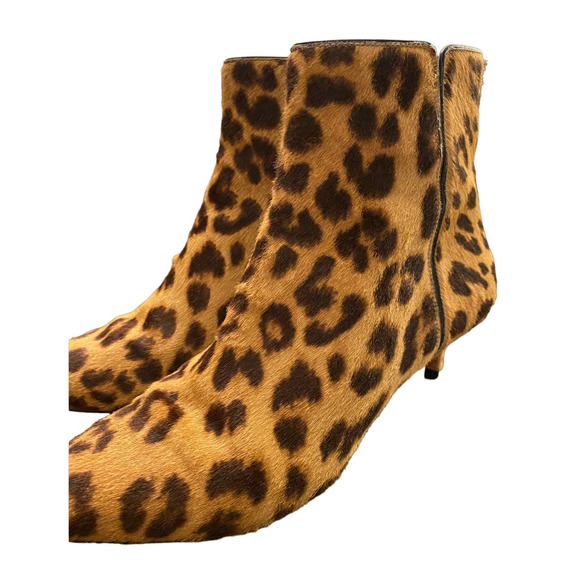 AQUAZZURA Women’s Quant haircalf ankle booties boots Zip / Italy / Sz 36.5 Sz 6 - Picture 9 of 9